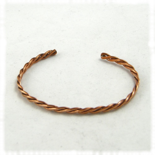 Copper open bracelet